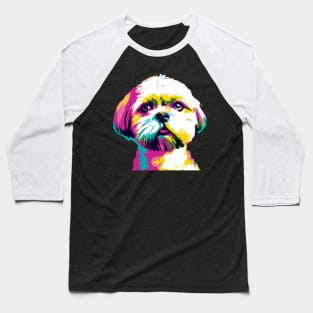 Shih Tzu Pop Art - Dog Lover Gifts Baseball T-Shirt